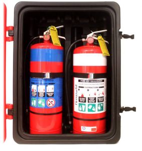 Polypropylene Double Extinguisher Cabinet
